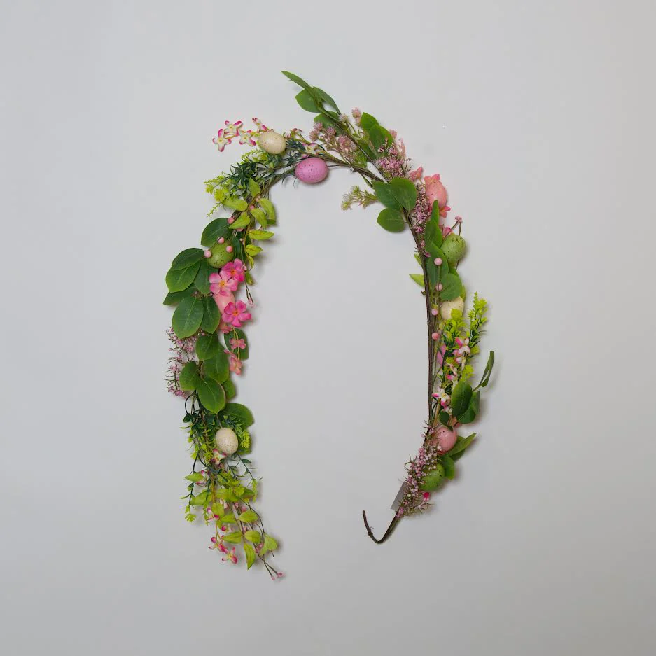5 Mixed Fls & Egg Garland