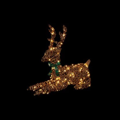 58cm M-A BO Outdoor Lying Reindeer w-120 Warm White LEDs