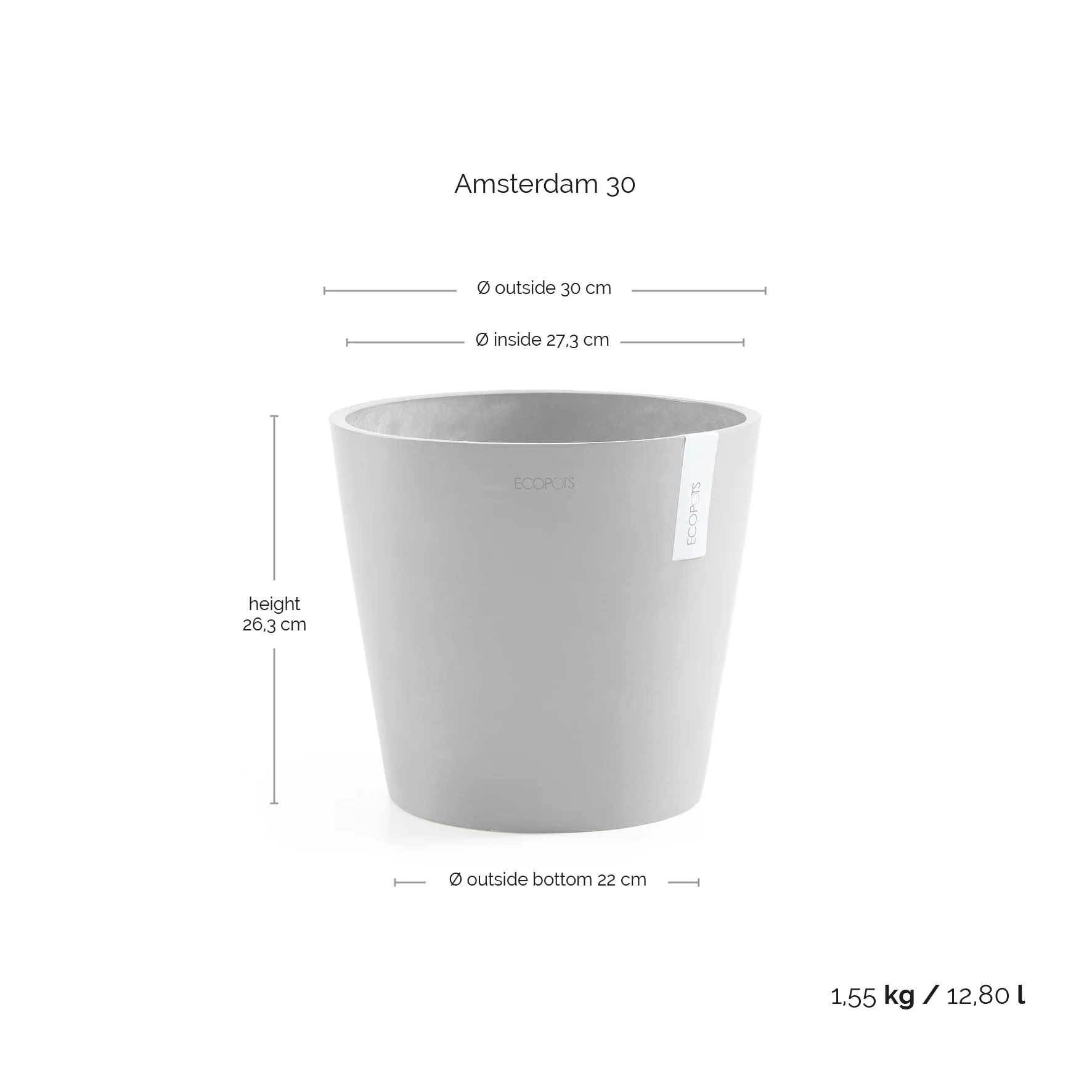 Amsterdam Grey Ø30 - Image 3