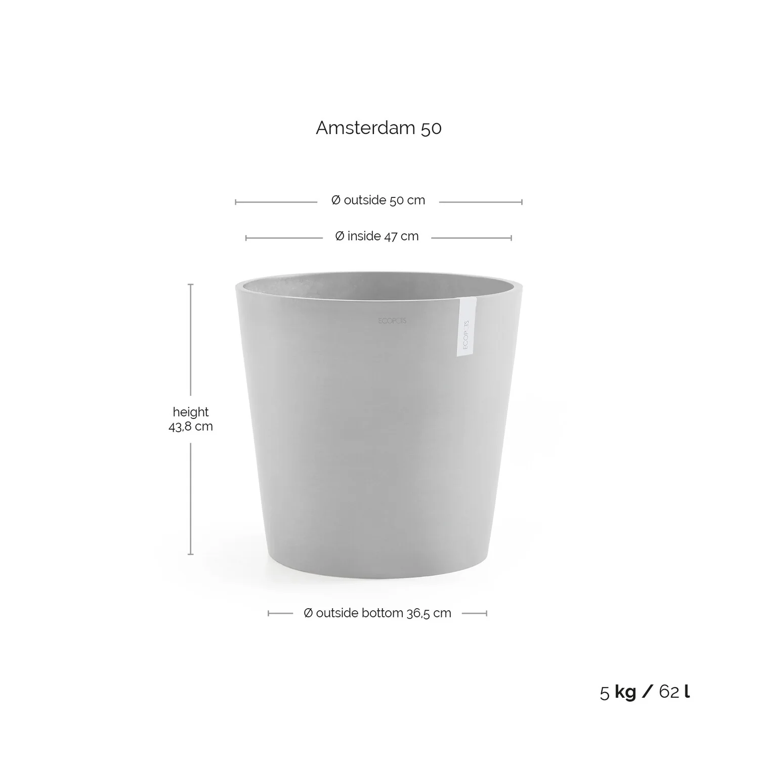 Amsterdam Grey Ø50 - Image 4