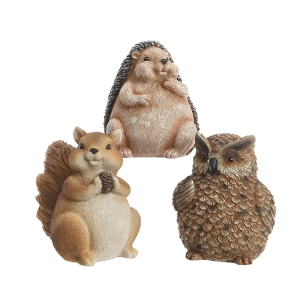 animal 3ass squirrel - hedgehog - owl