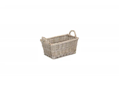 Antique Wash Handled Storage Solution Medium