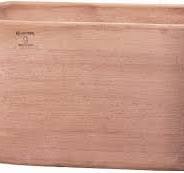 Artisinal Terracotta Modern Curved Trough L70cm/W35cm/H35cm (Cassetta Semiovale Moderne) - Image 2