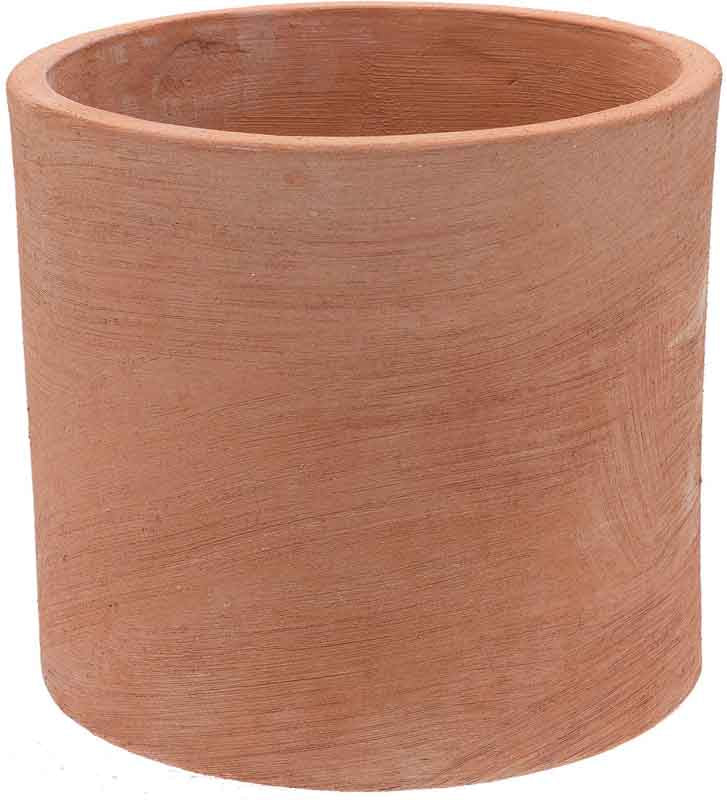 Artisinal Terracotta Modern Cylinder 25cm/H23cm (Cilindro Moderne)