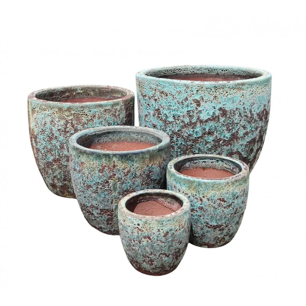 ATLANTIS MAYA PLANTER GREEN Ø28 H26