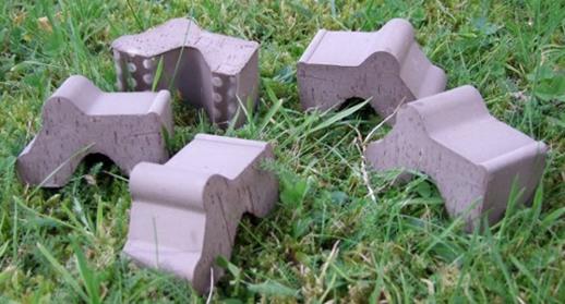 Basalt Pot Feet  4 cm
