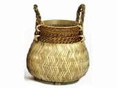 BASKET BAMBOO NATURAL D46H35CM