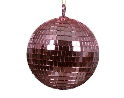 Bauble foam glass pink D.15cm x H.15cm