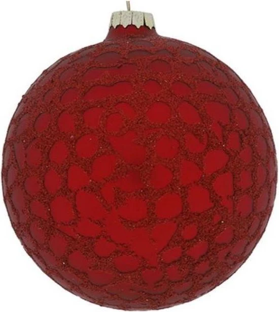 Bauble rd Clara S red L8B8H8CM