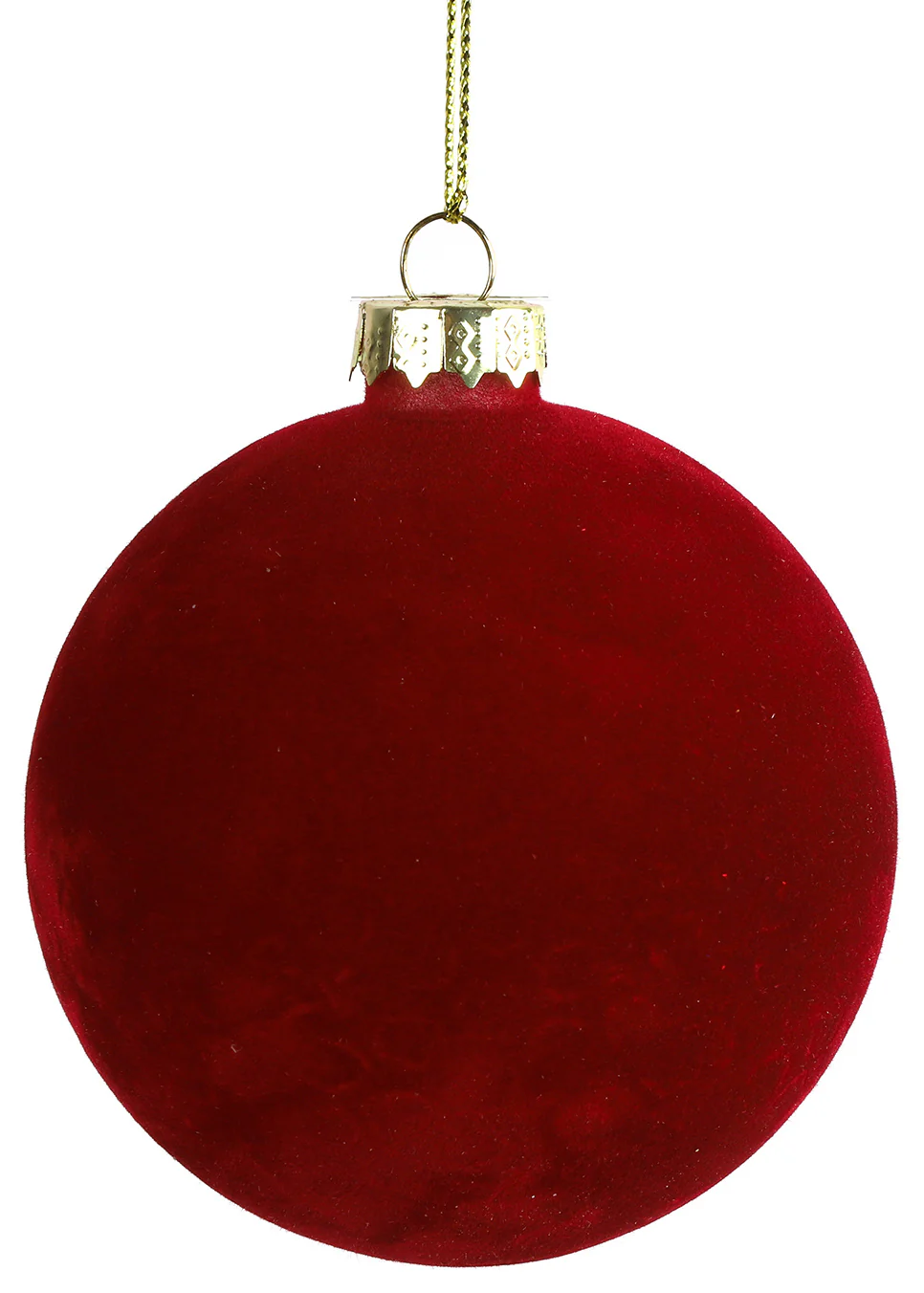 Bauble rd Yana L red L12B12H12CM