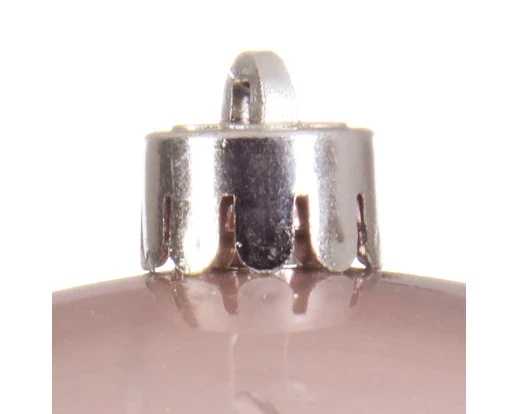 Baubles shatterproof shiny blush pink 20cm - Image 2