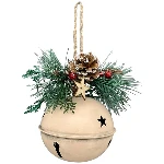 Bell Hanger EMA, creme, Metall, 14x14x8 cm