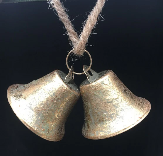 Bell Hanging Mtl 10x5x6 Gold