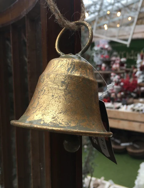 Bell Hanging Mtl Ã˜7x10cm Gold
