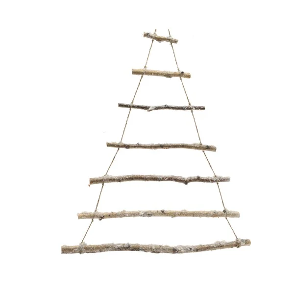 birch branch tree with snow
 70x90cm natural/snow