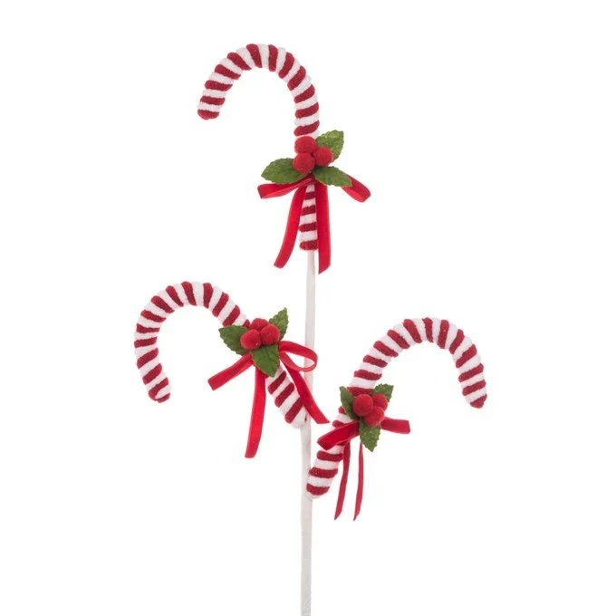 Candy Cane Spray 68cm