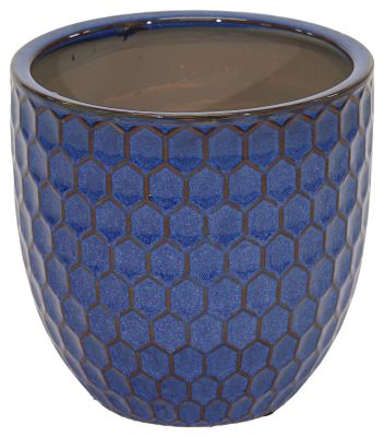 Carol Egg Pot Blue Ø19.5H19.5