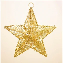 CHAMPAGNE SPARKLE STAR HANGER