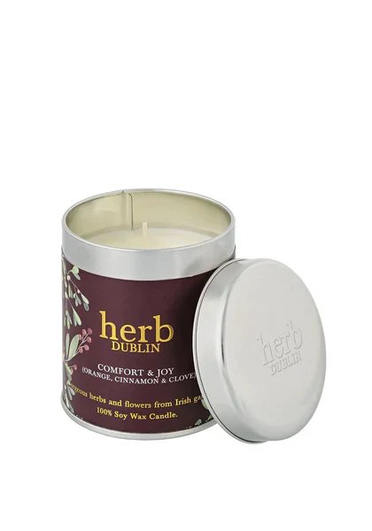 COMFORT AND JOY TIN CANDLE. - Image 2