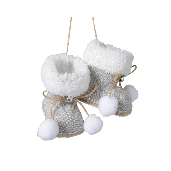 cot pair of boots w hanger7x9x7cm
