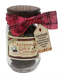 CTRY P&PODS JAR XMAS SPICE COTTAGE