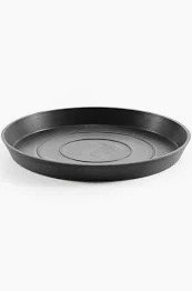Dark Grey Saucer Round Ø25