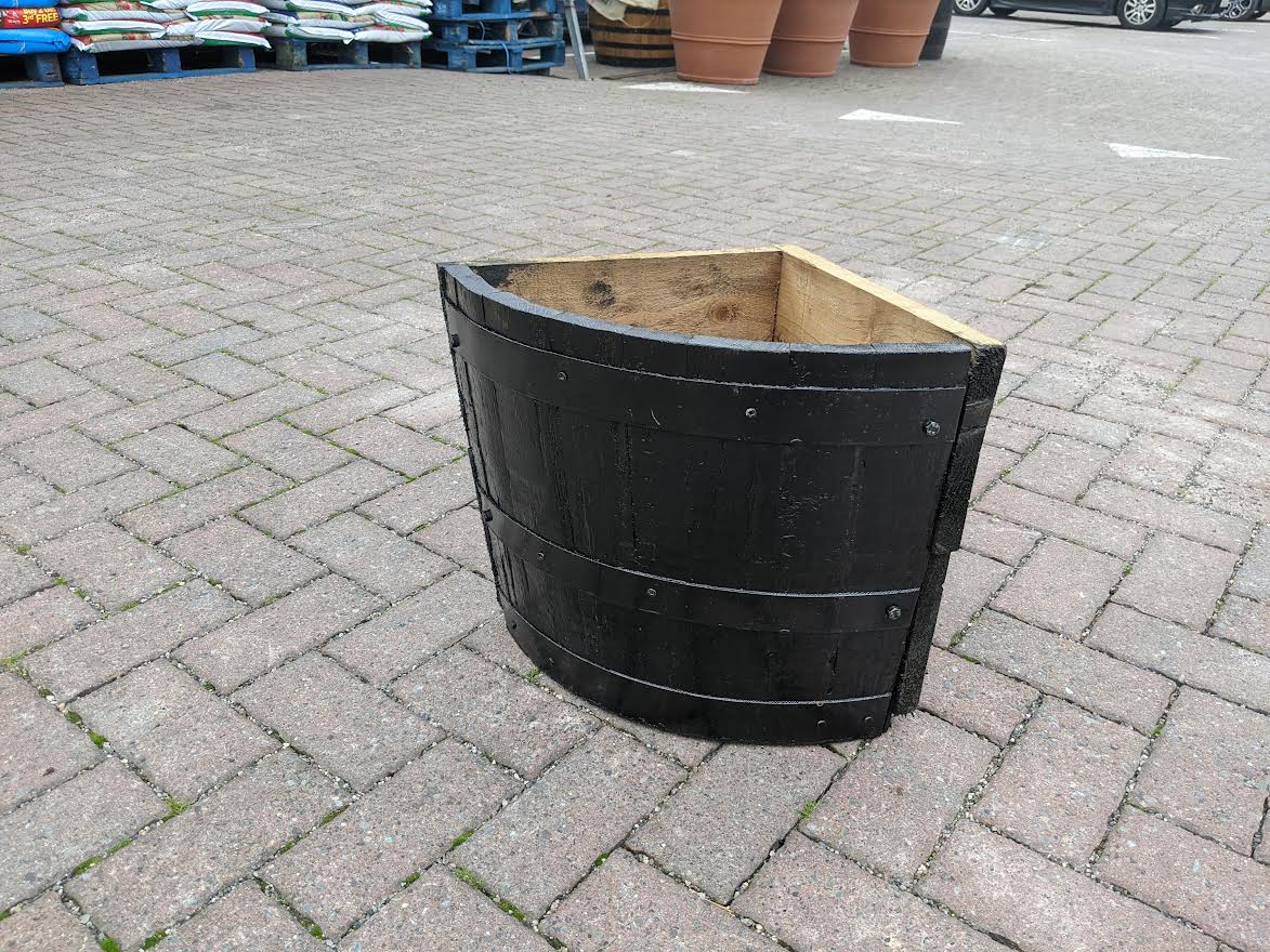 Dark Oak 1/8 Corner Tub Ø32cm