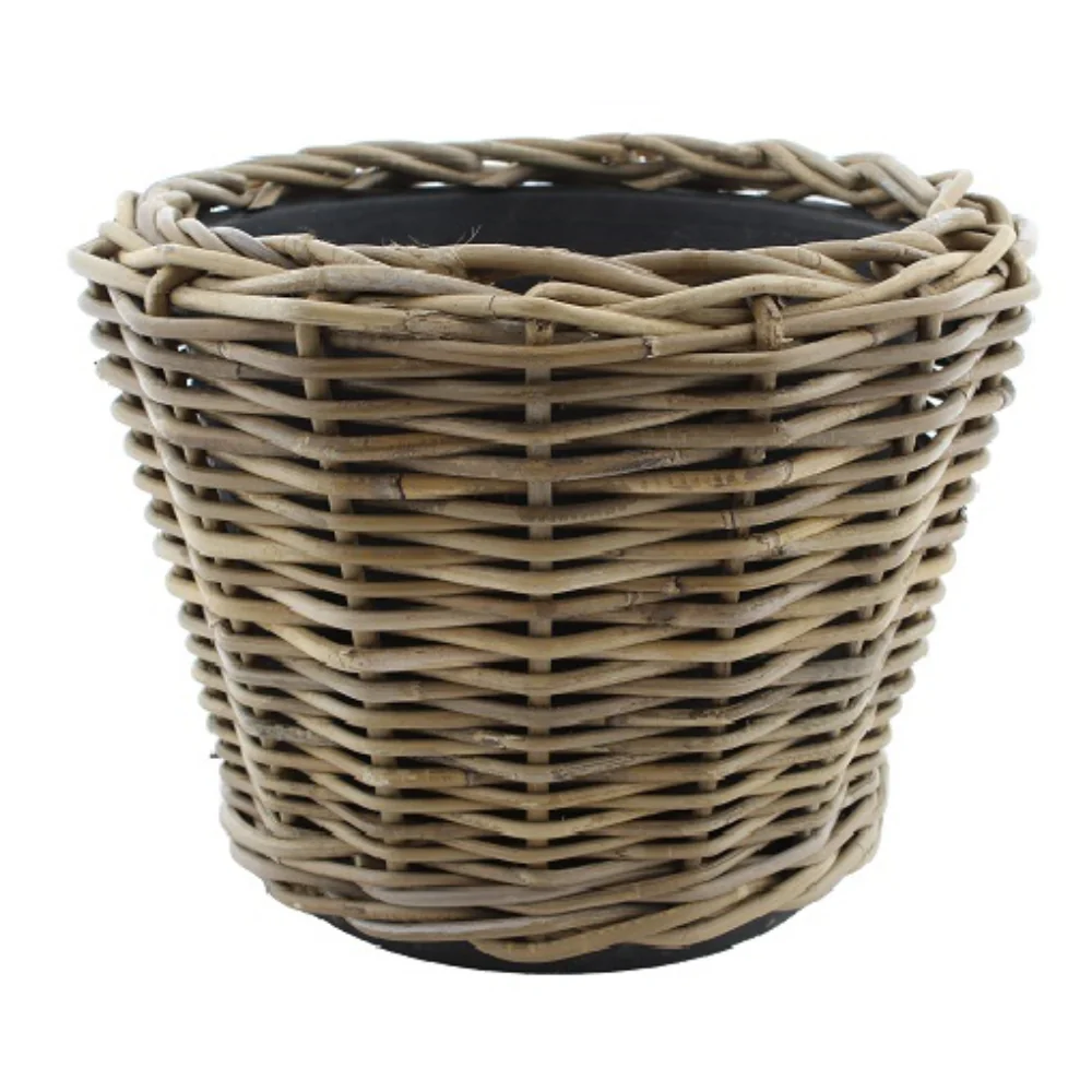 Drypot Rattan Grey d43h33cm