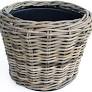 Drypot Rattan Grey d27h20cm - Image 2