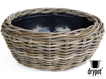 DRYPOT ROUND RATTAN D44H15CM