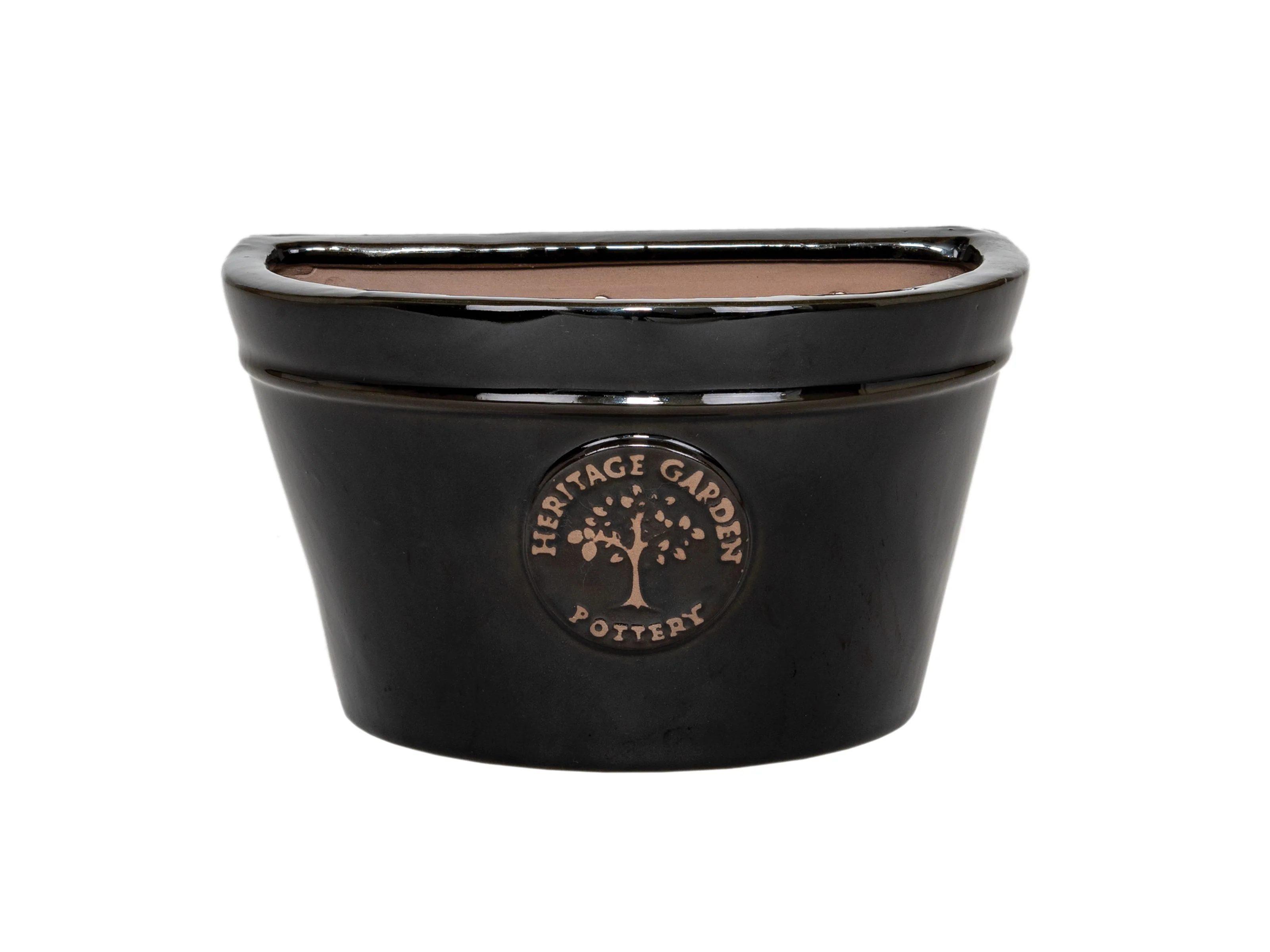 Edwardian Wall Pot Black Ø26cm