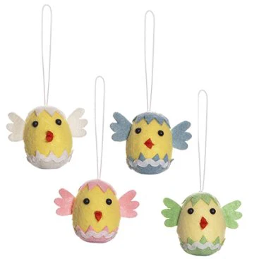 Felt Chick Hanging Decoration (8cm)