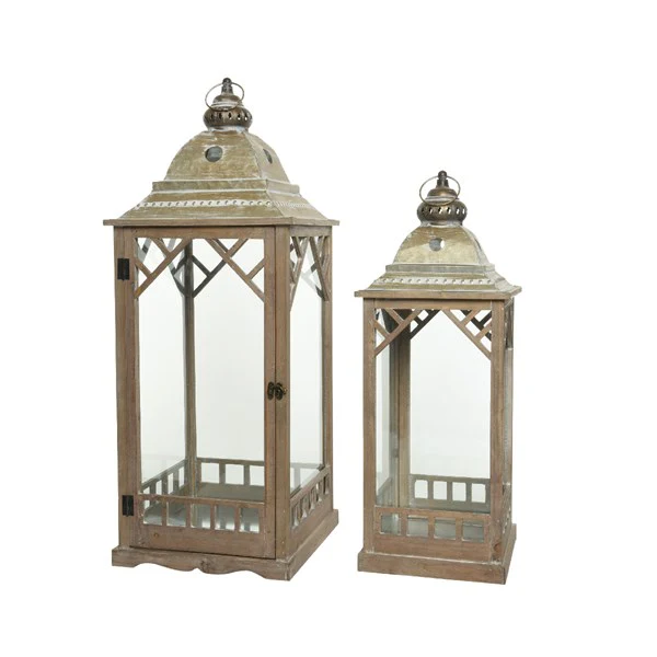 firwood lantern w zinc roof small natural/colour(s)