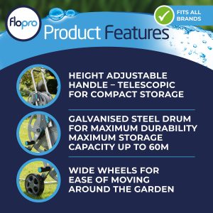Flopro Metal HD Cart with Everyday Hose 25m - Image 3