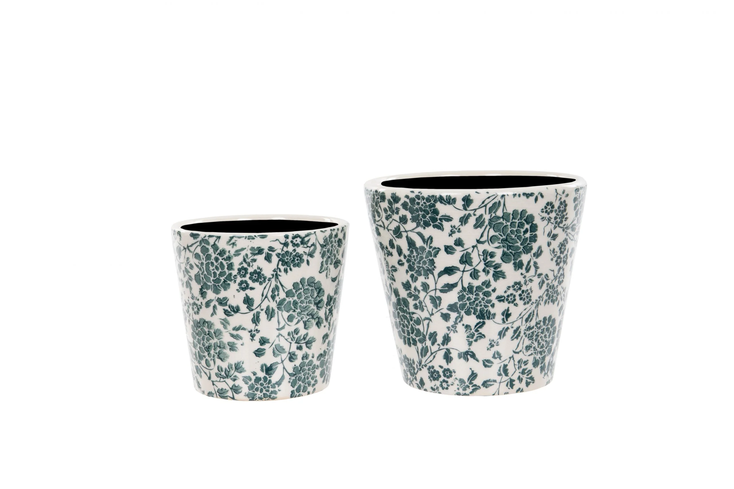 Floral Pot Green S Ø14cm x H13cm - Image 2