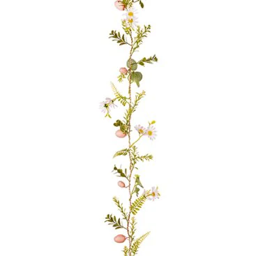 Foliage and Pink Egg Garland (1.2m)