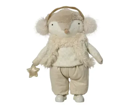 Fox plastic standing beig L.25cm x W.15cm x H.35cm