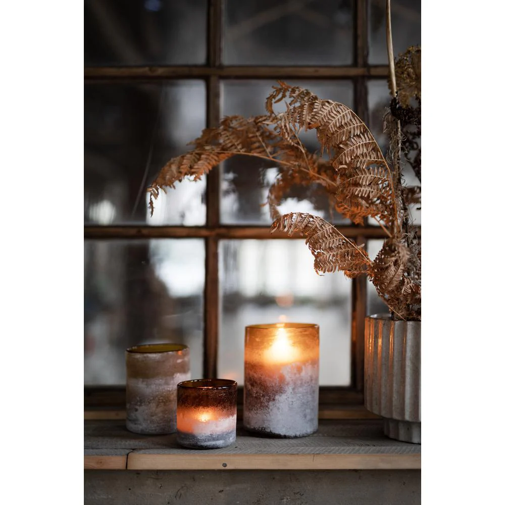 FROST Lantern/Pot L Light Brown 14x20cm - Image 2