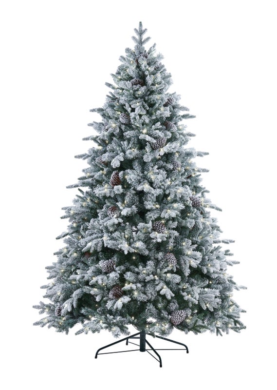 FROSTED WINTERFOLD FIR - 7.5ft
Tree with 600 Warm White LED 5MM bulbs - Image 2