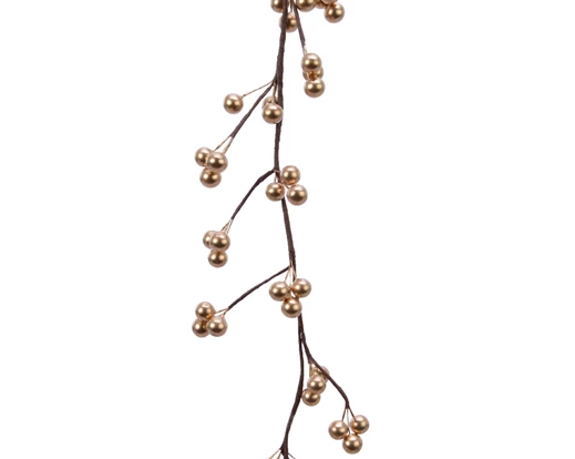 Garland foam foam berries gold