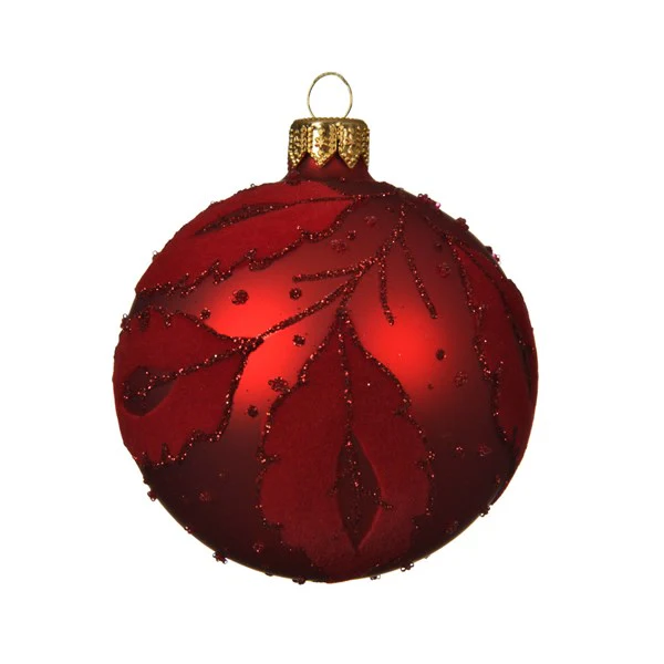 gl deco bauble flock