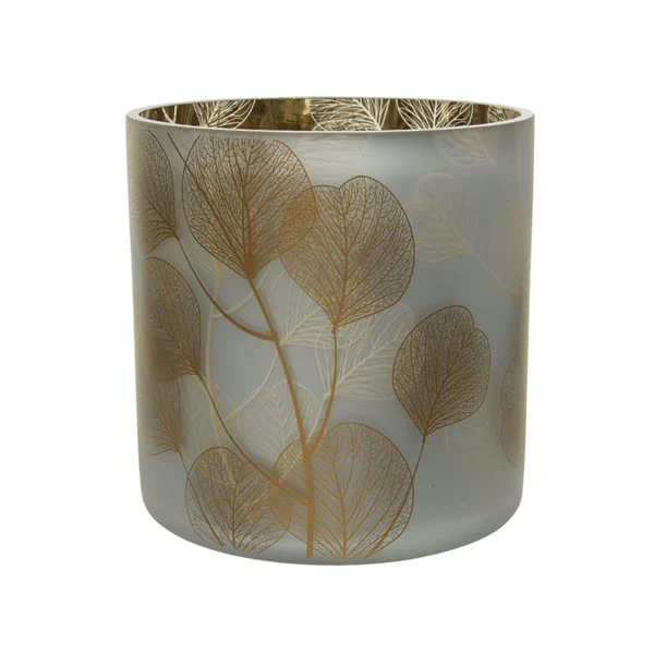 glass hurricane silver dollar white