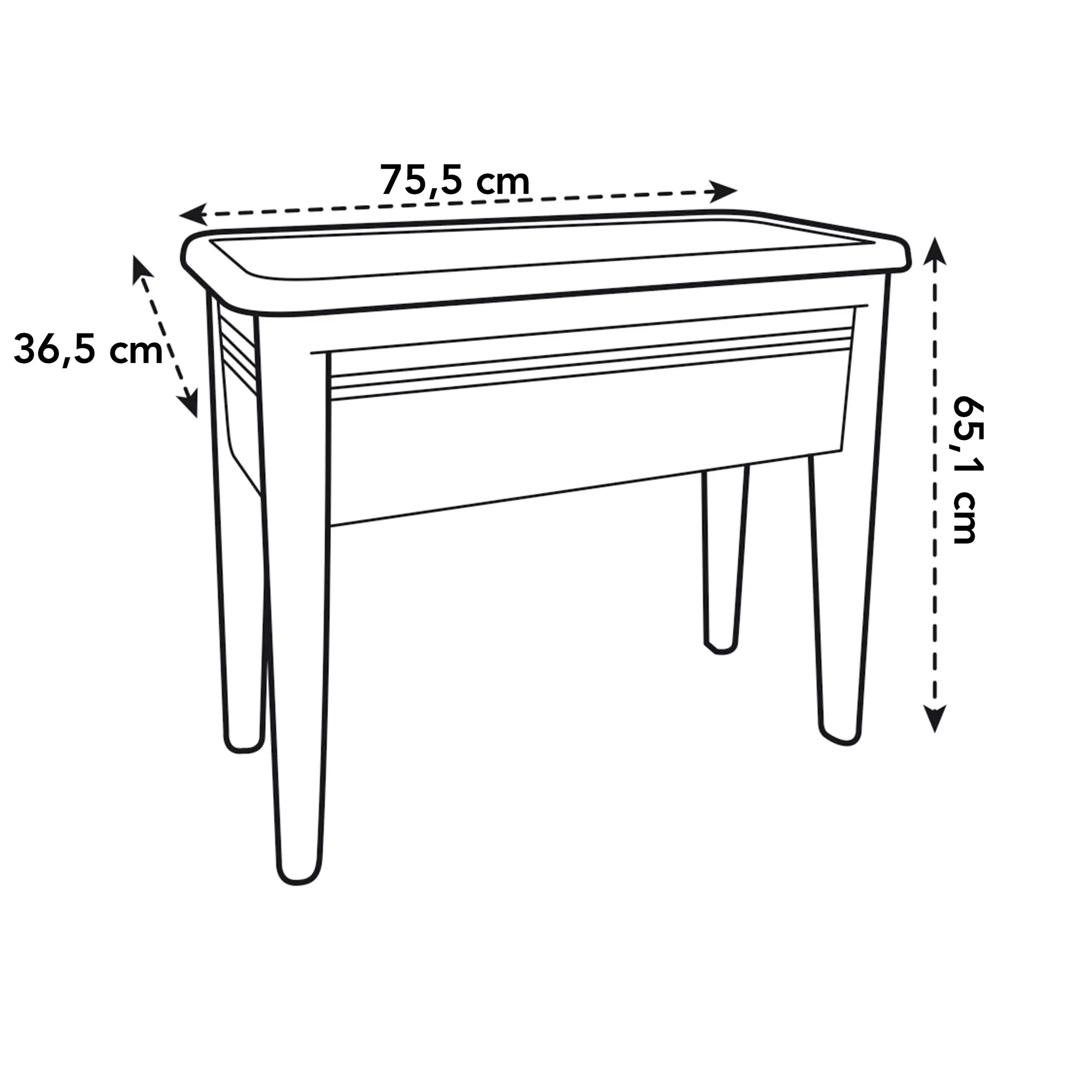green basics grow table xxl 75cm - Image 7