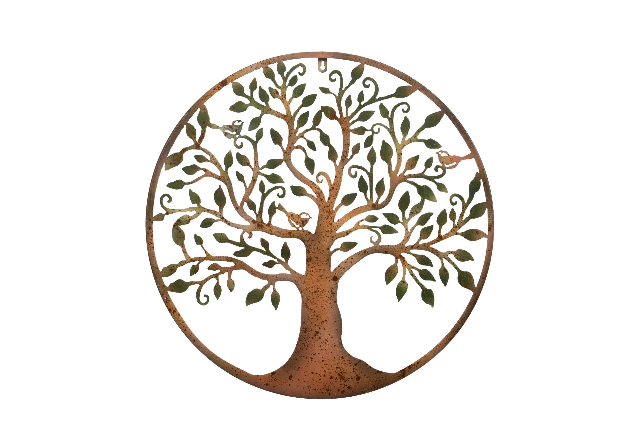 Green Leaf Wall Plaque Sm 40cm Diameter
