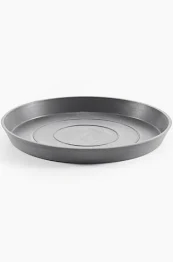 Grey Saucer Round Ø25