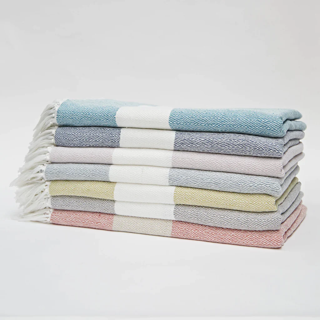 Hammam Throw Cornflower - Image 3