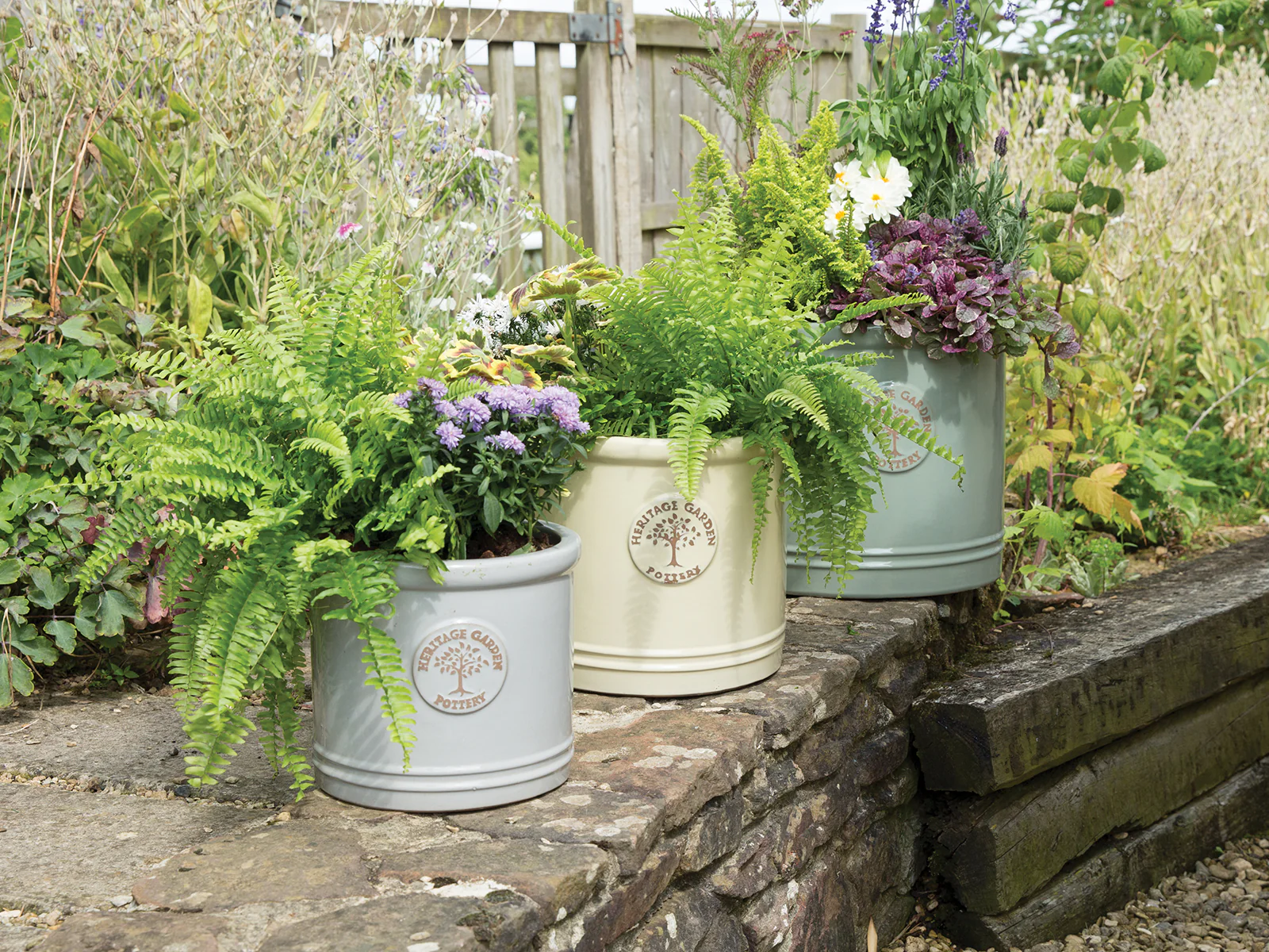 Heritage Cylinder Pastel Grey Ø38cm - Image 5