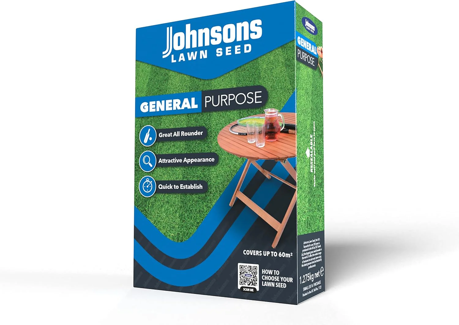 Johnsons General Purpose Lawn Seed 1.275kg - Image 2