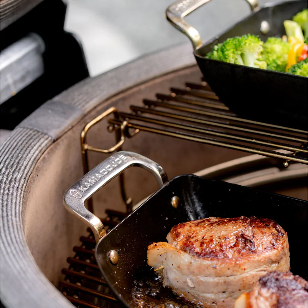 Kamado Joe Karbon Steel (Half Moon) Pan Set - Image 6