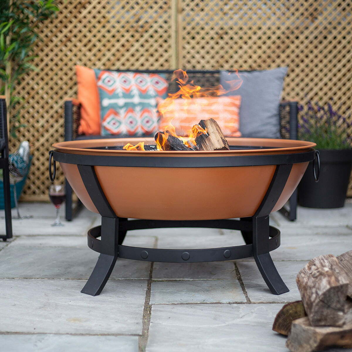 KATORI LARGE DEEP BOWL FIREPIT - Image 2